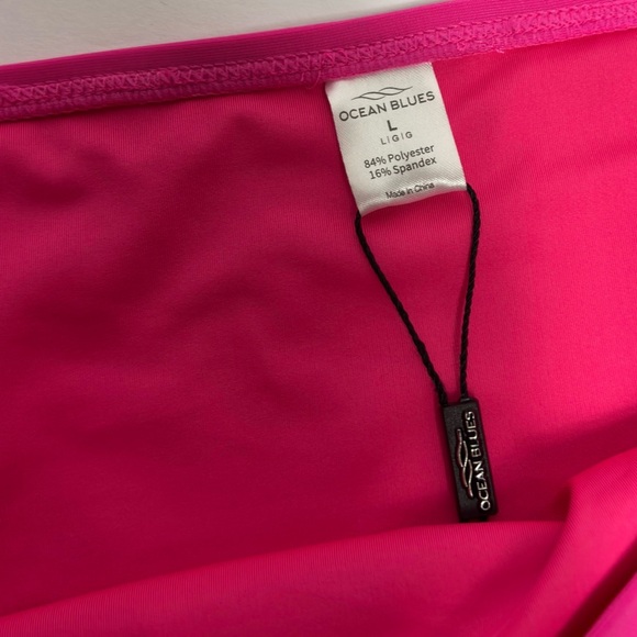 OCEAN BLUES NEON ROSE WOMEN LARGE BIKINI BOTTOM BRAND NEW WITH TAGS - Picture 4 of 4